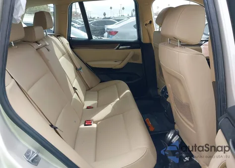 2017 BMW X3 Sdrive28I из США, поврежденный, VIN 5UXWZ7C30H0V90886